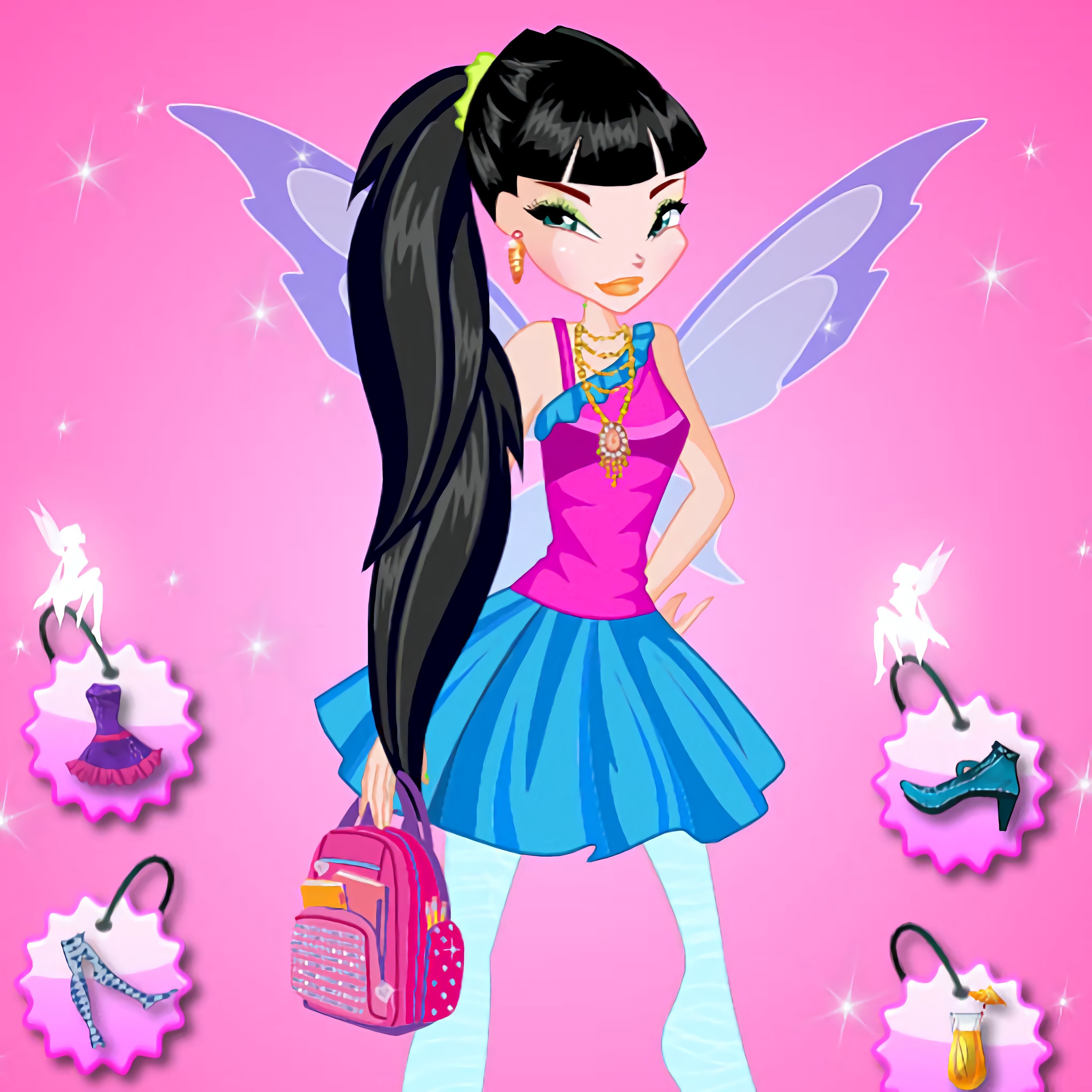 Winx Shopping Style game play on Friv2Online