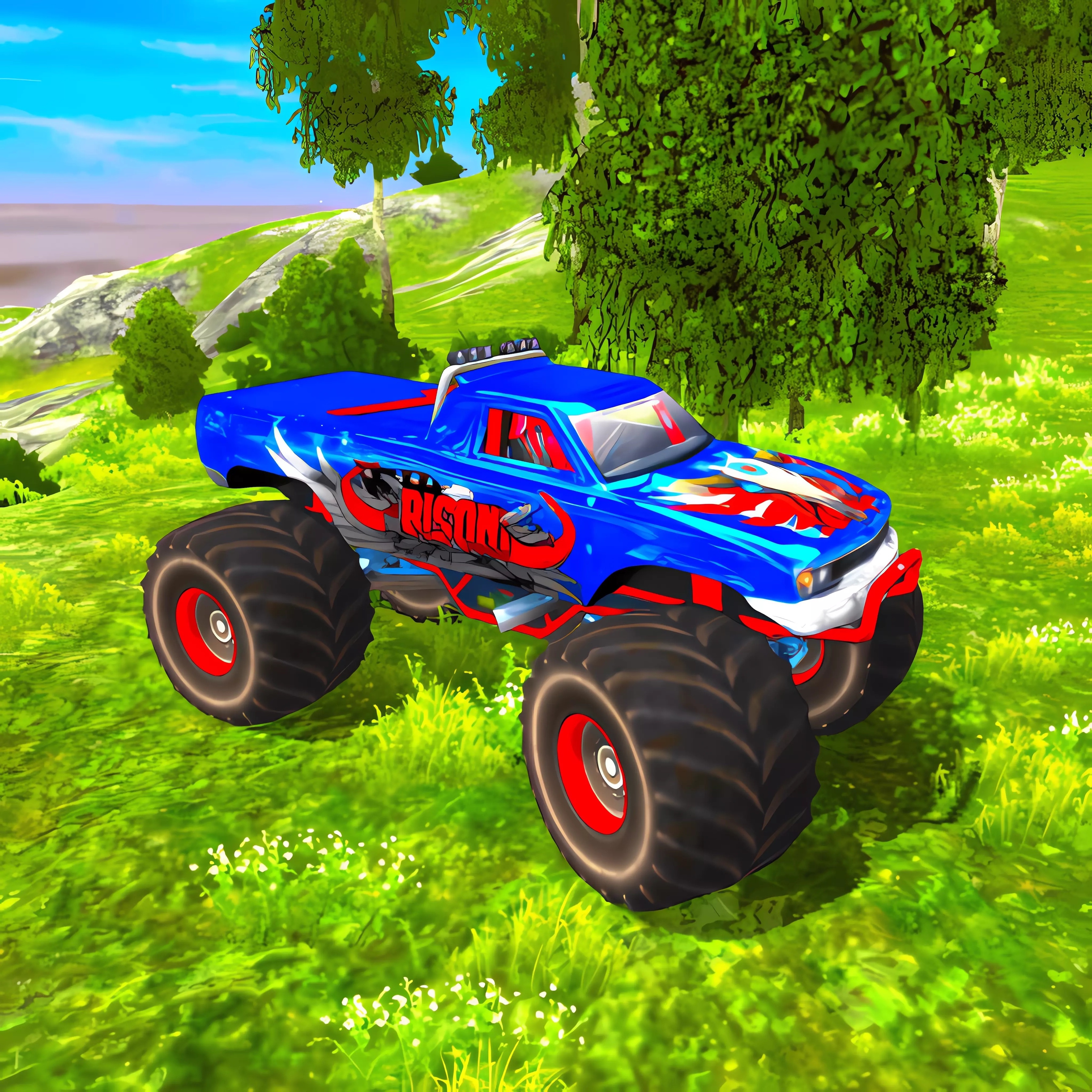 Real Simulator Monster Truck game play on Friv2Online