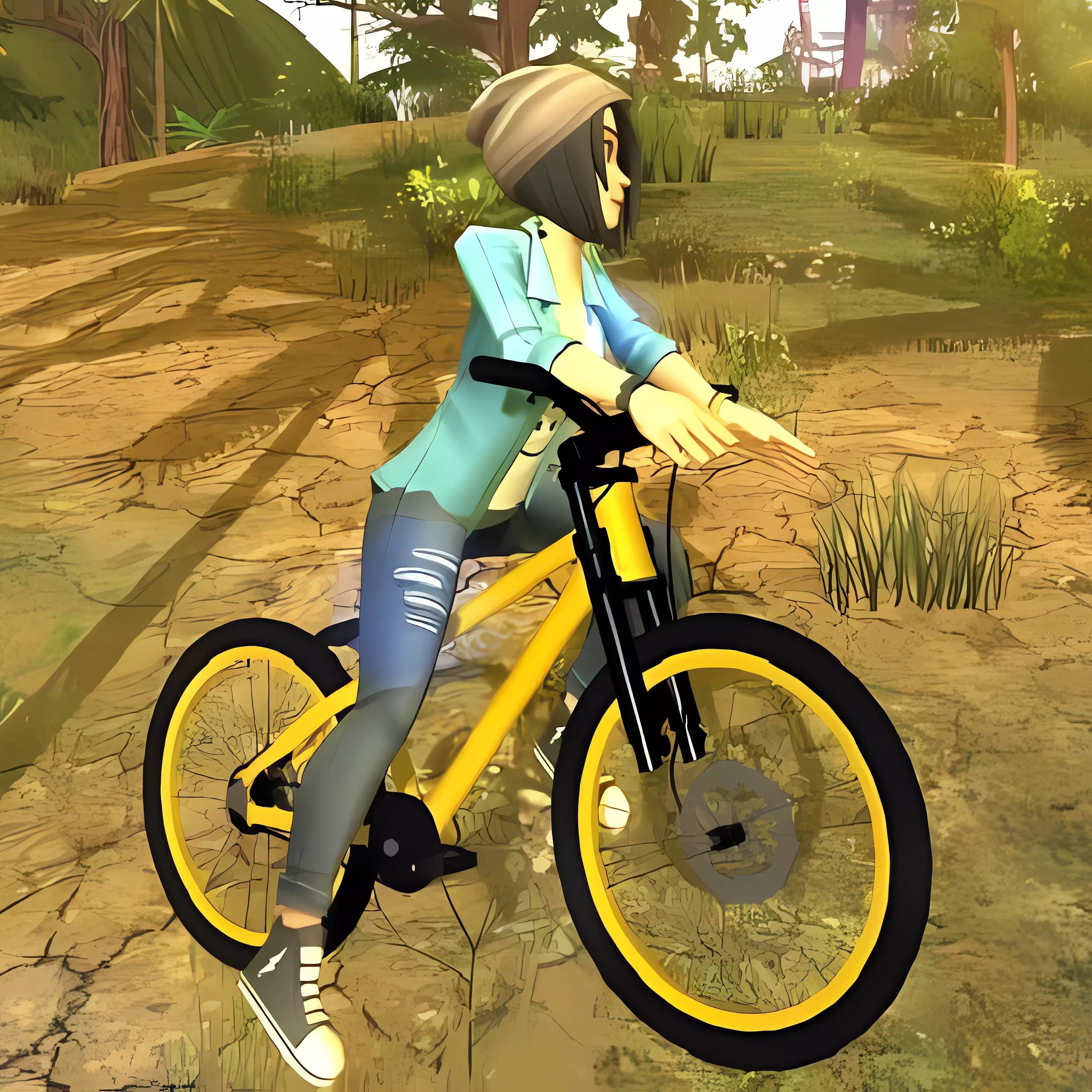 BMX Offroad Trial Stunts