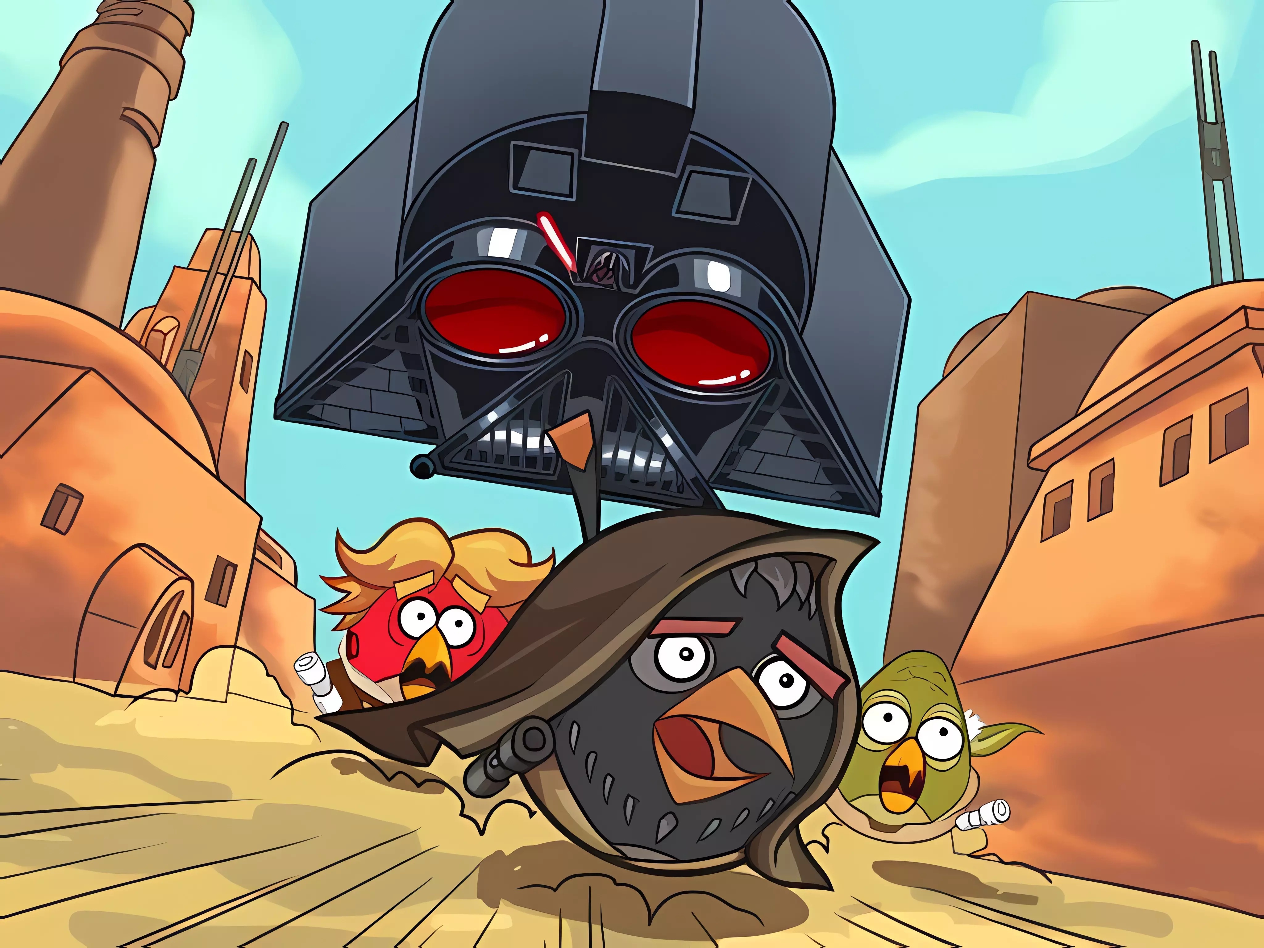 Angry Birds Star Wars Coloring