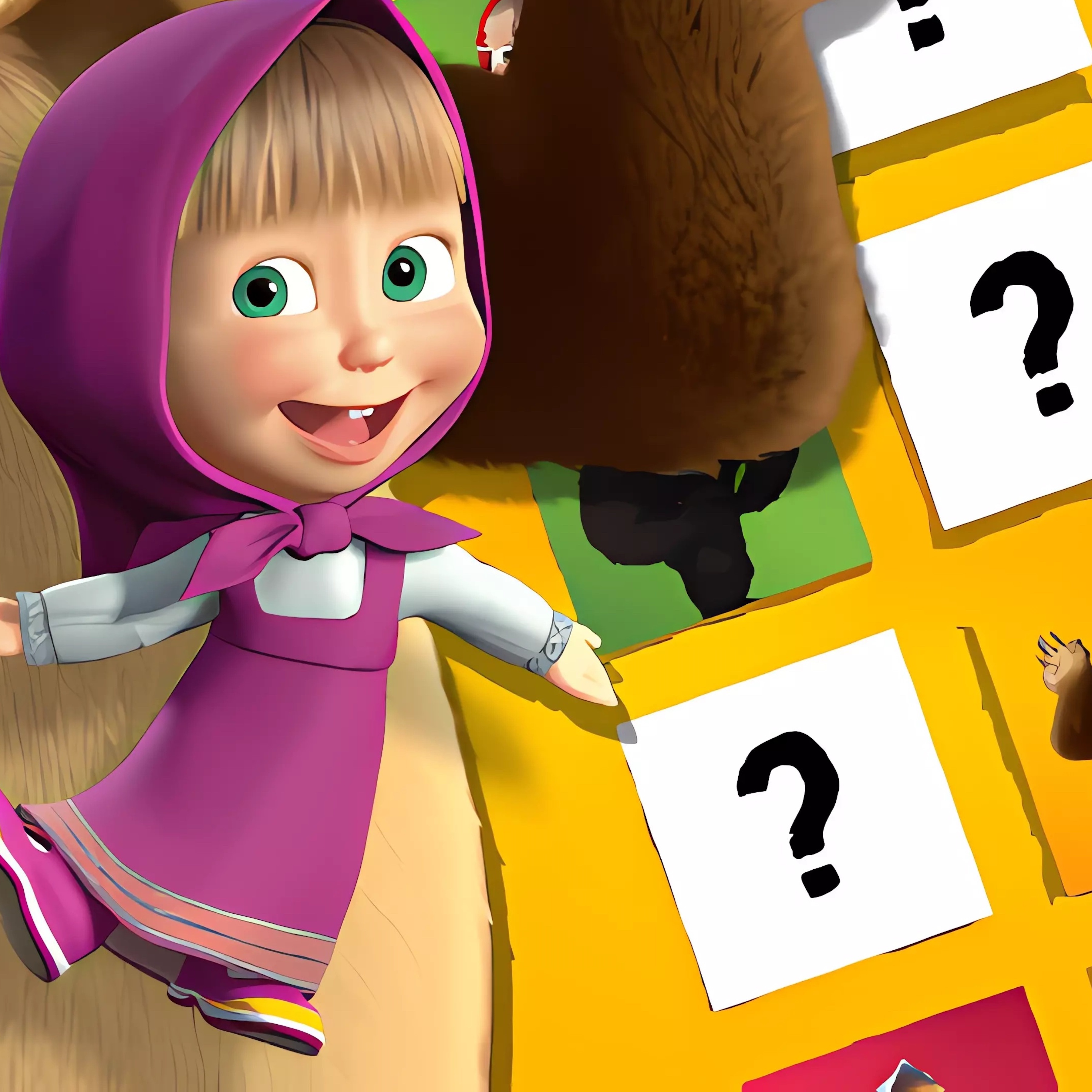 Masha and the Bear Memory Match Up