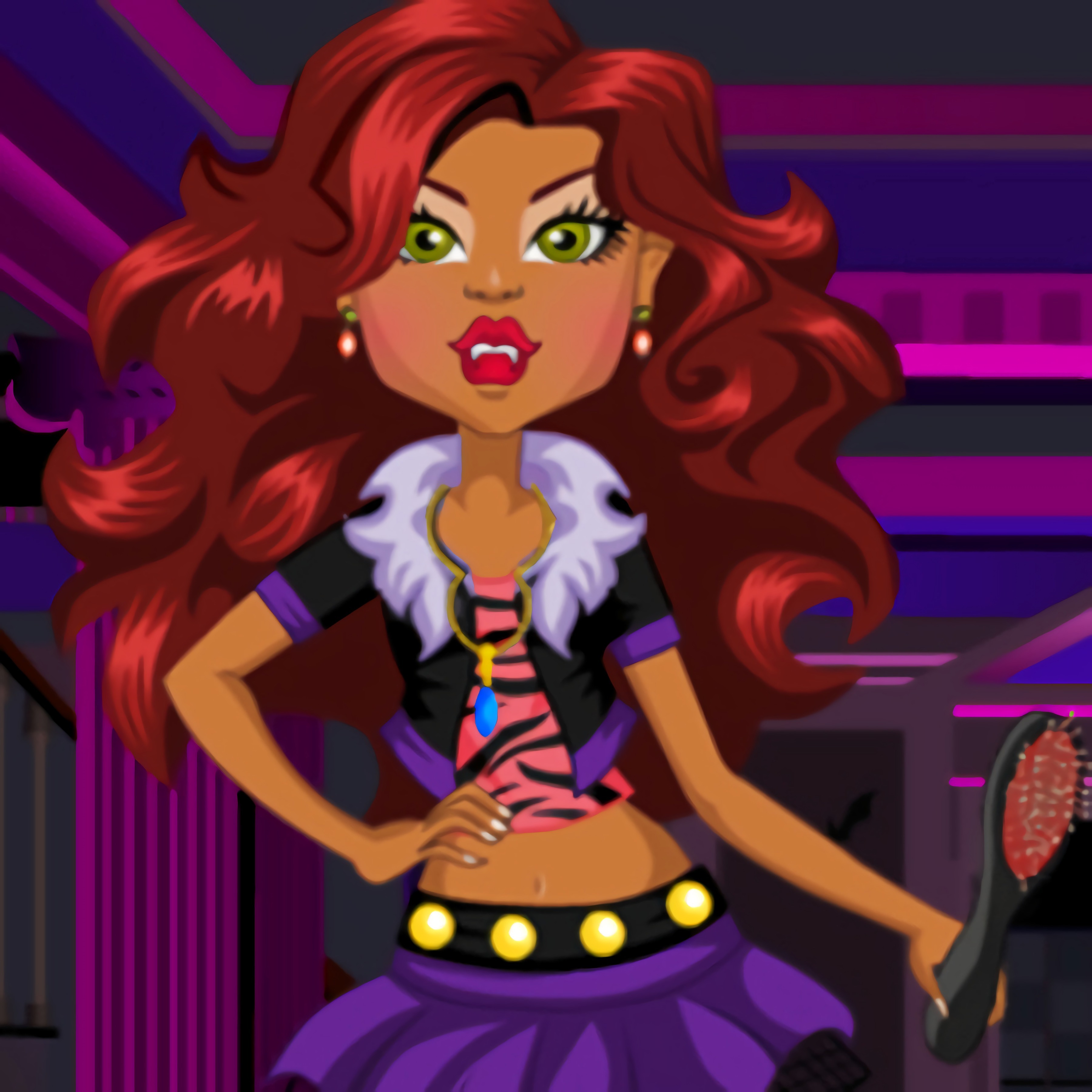 Clawdeen Wolf Flirting Dressup