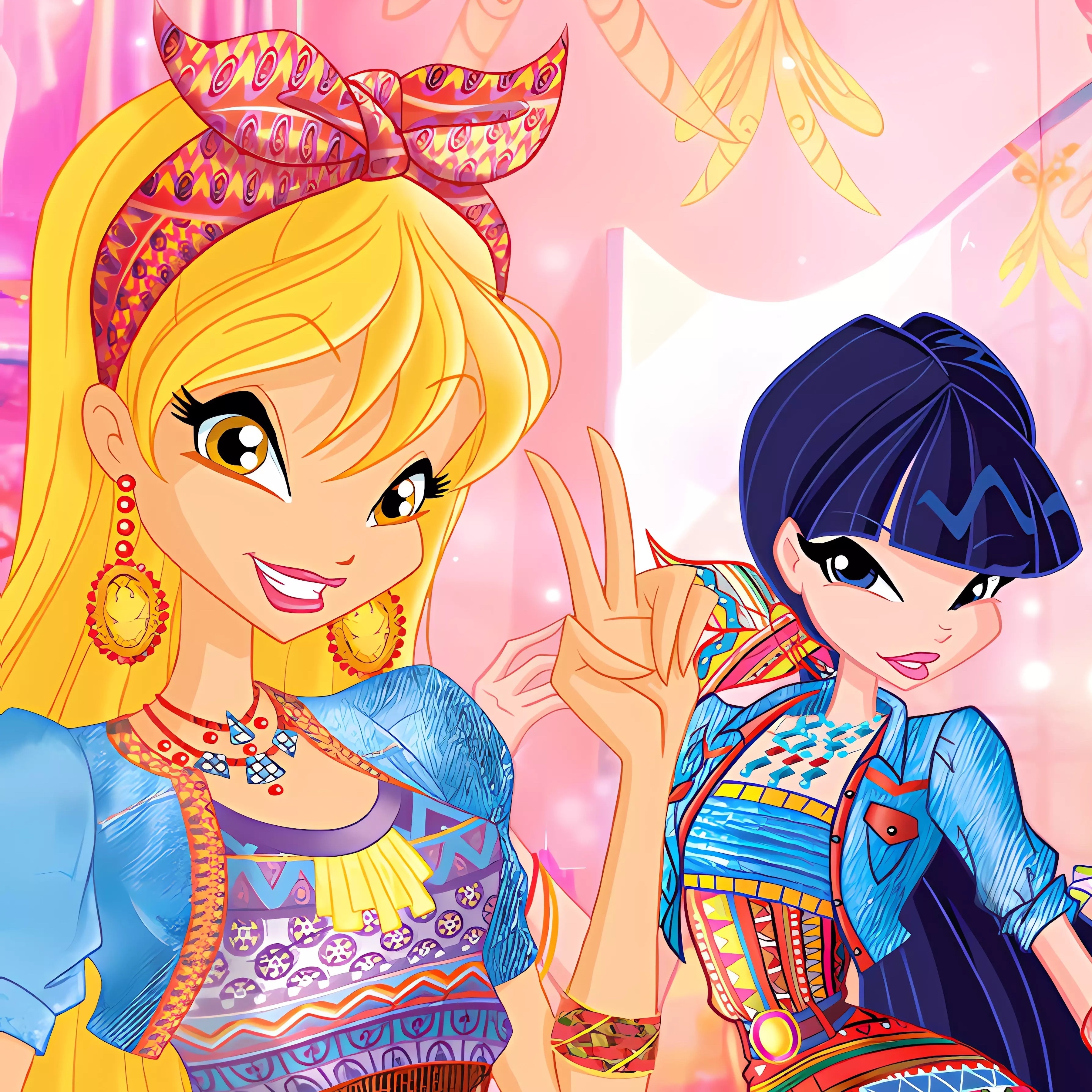 Winx Club: Dress Up game play on Friv2Online