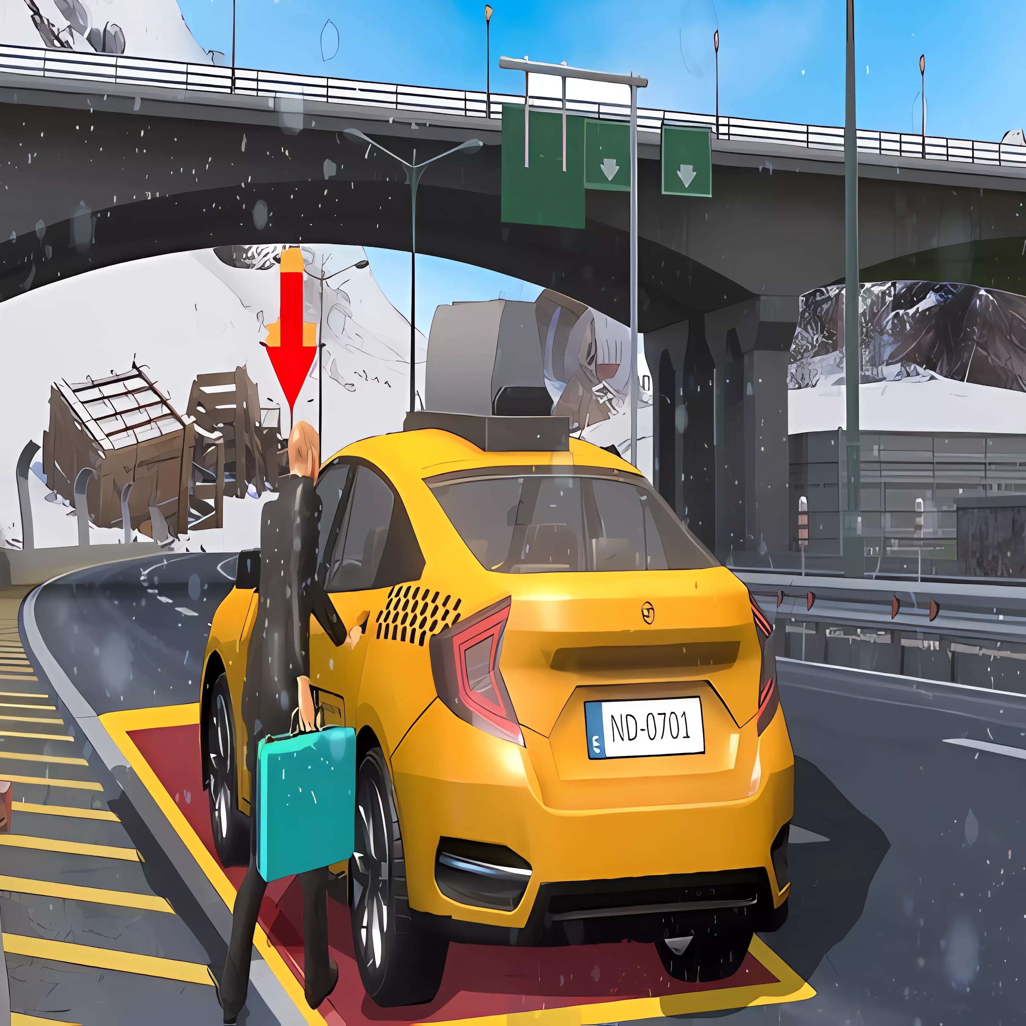 Play Modern City Taxi Car Simulator