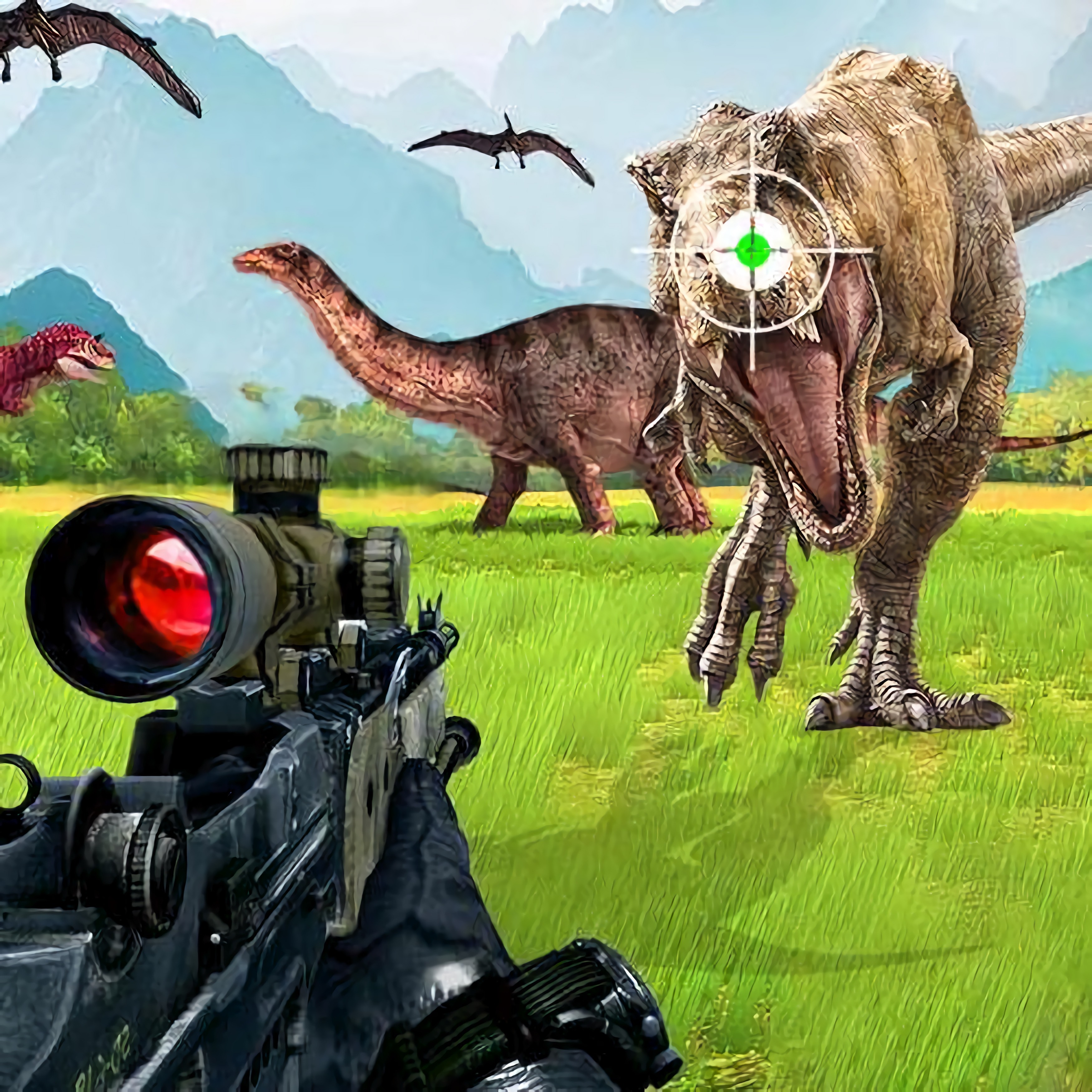 Deadly Dinosaur Hunter Shooter - Play Free Game at Friv5