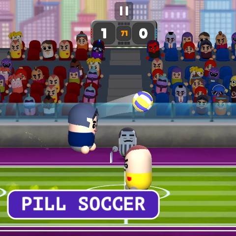 Pill Soccer game play on Friv2Online