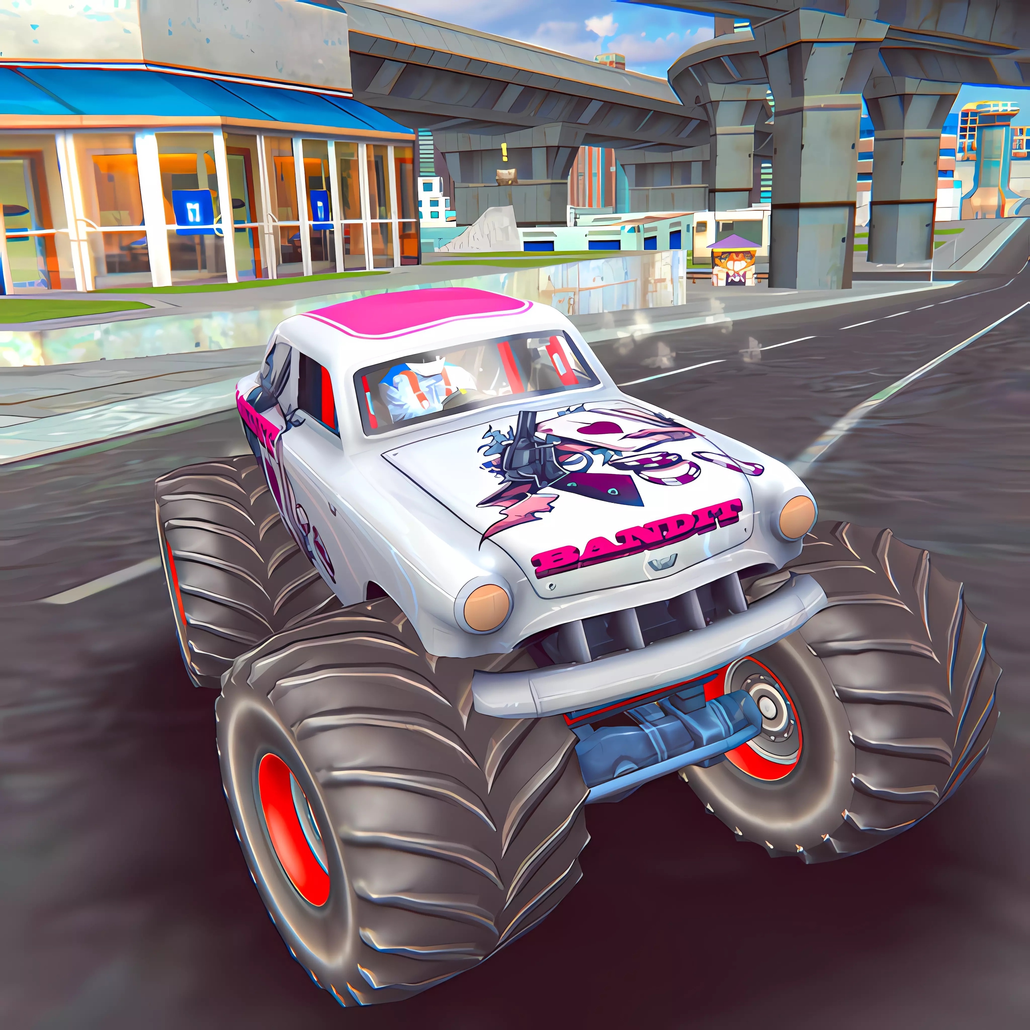 Monster Truck Stunts