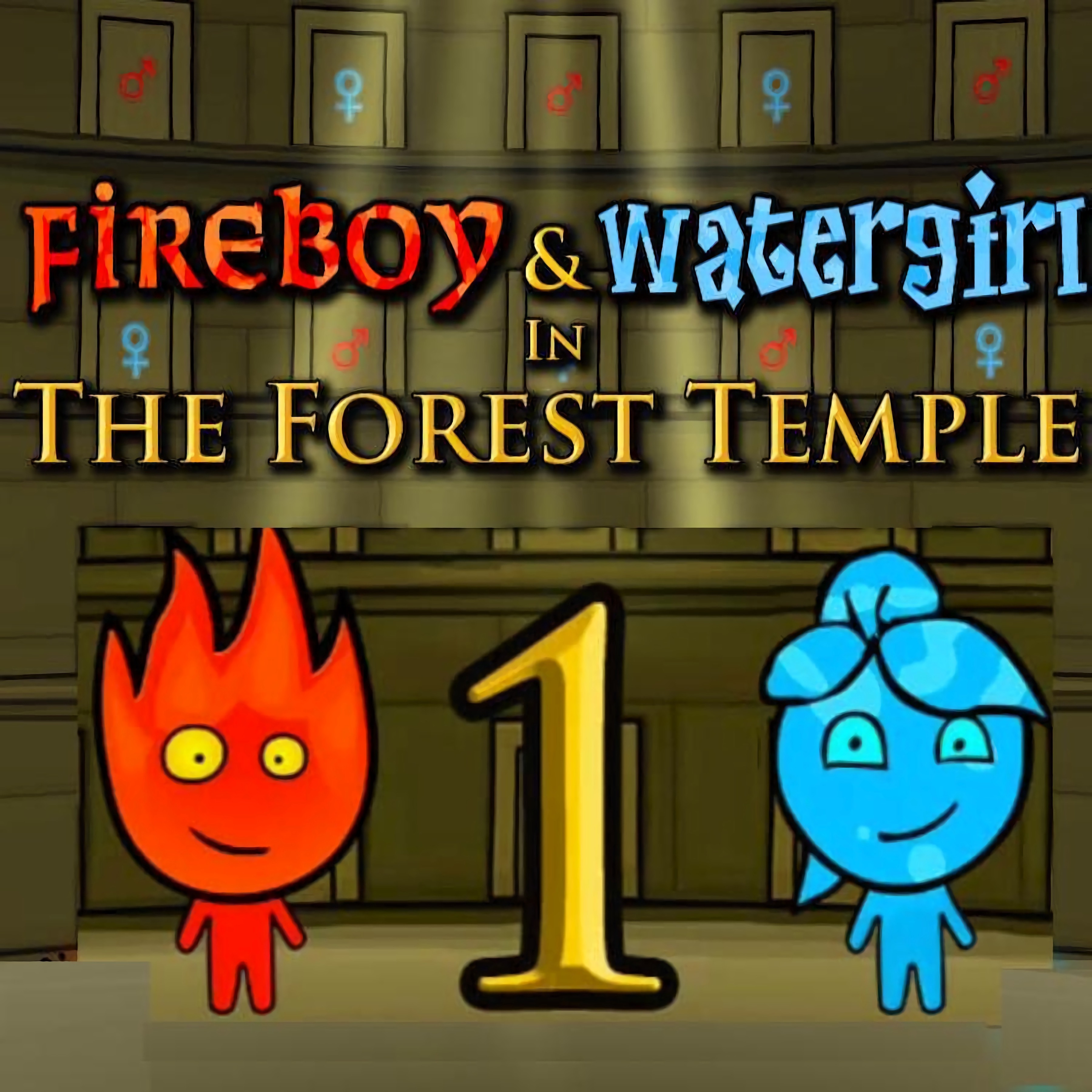 Fireboy and Watergirl 1 Forest Temple - free online game