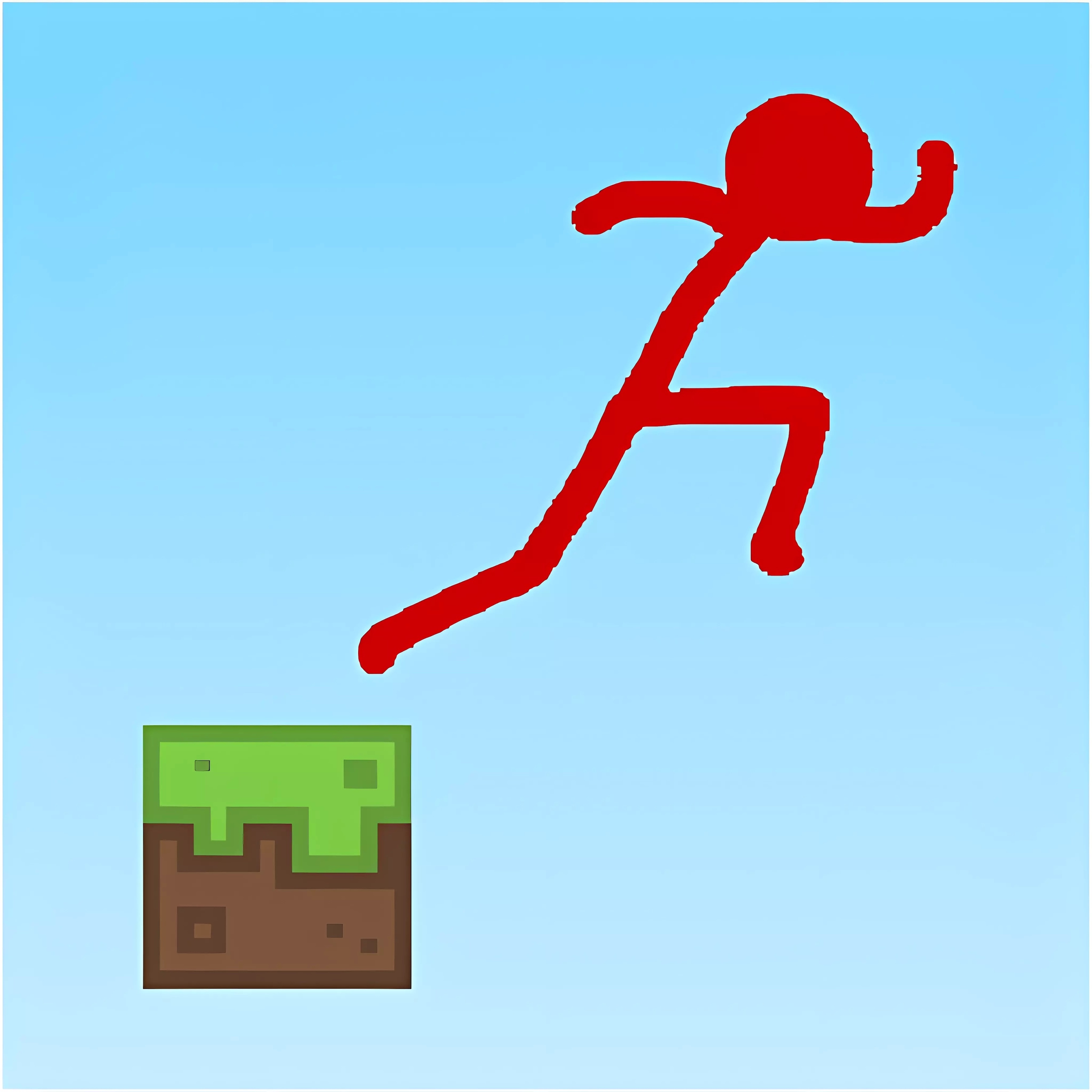 Stickman Parkour game play on Friv2Online