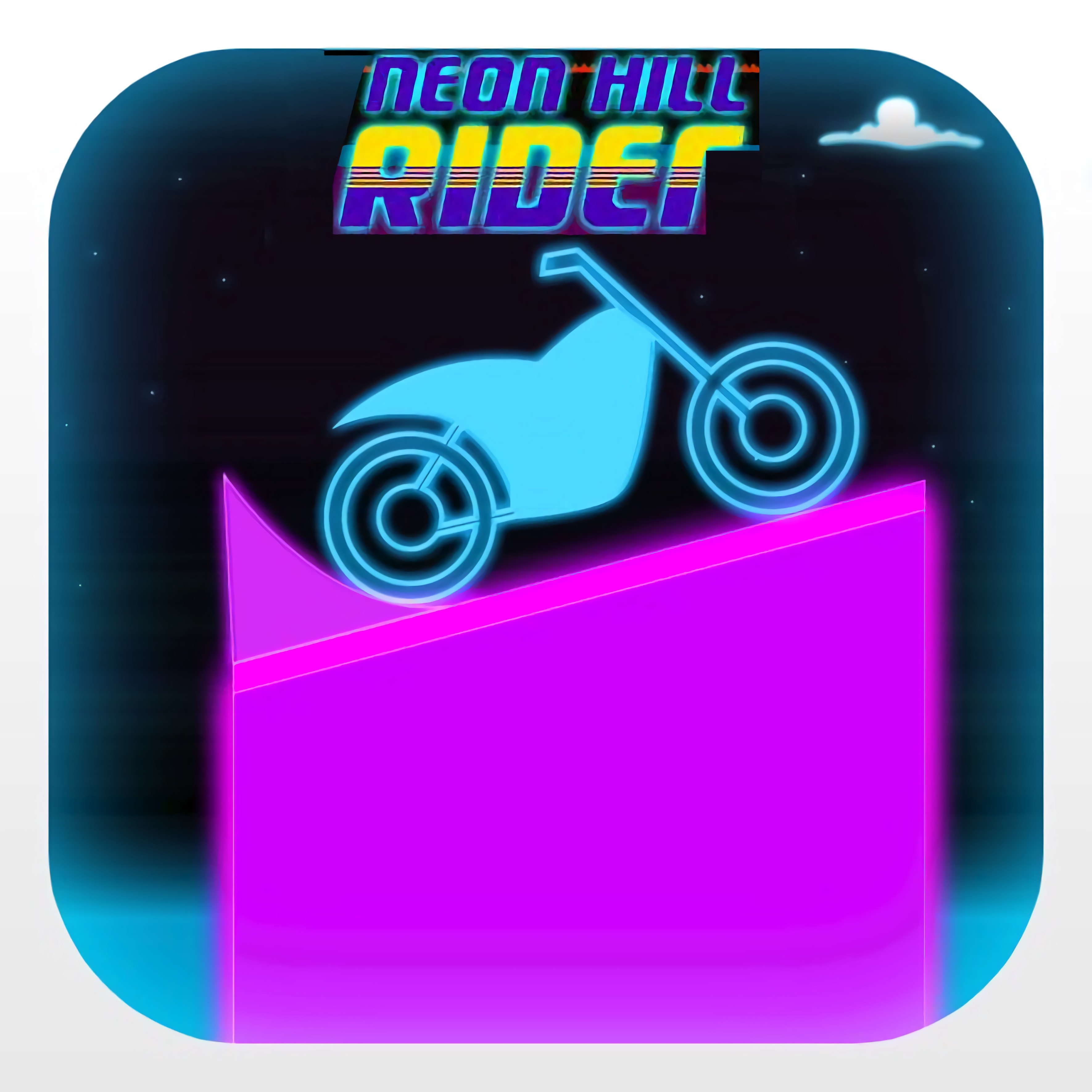 Neon Hill Rider