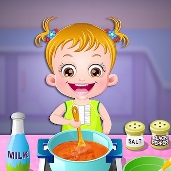 Baby Hazel Kitchen Time