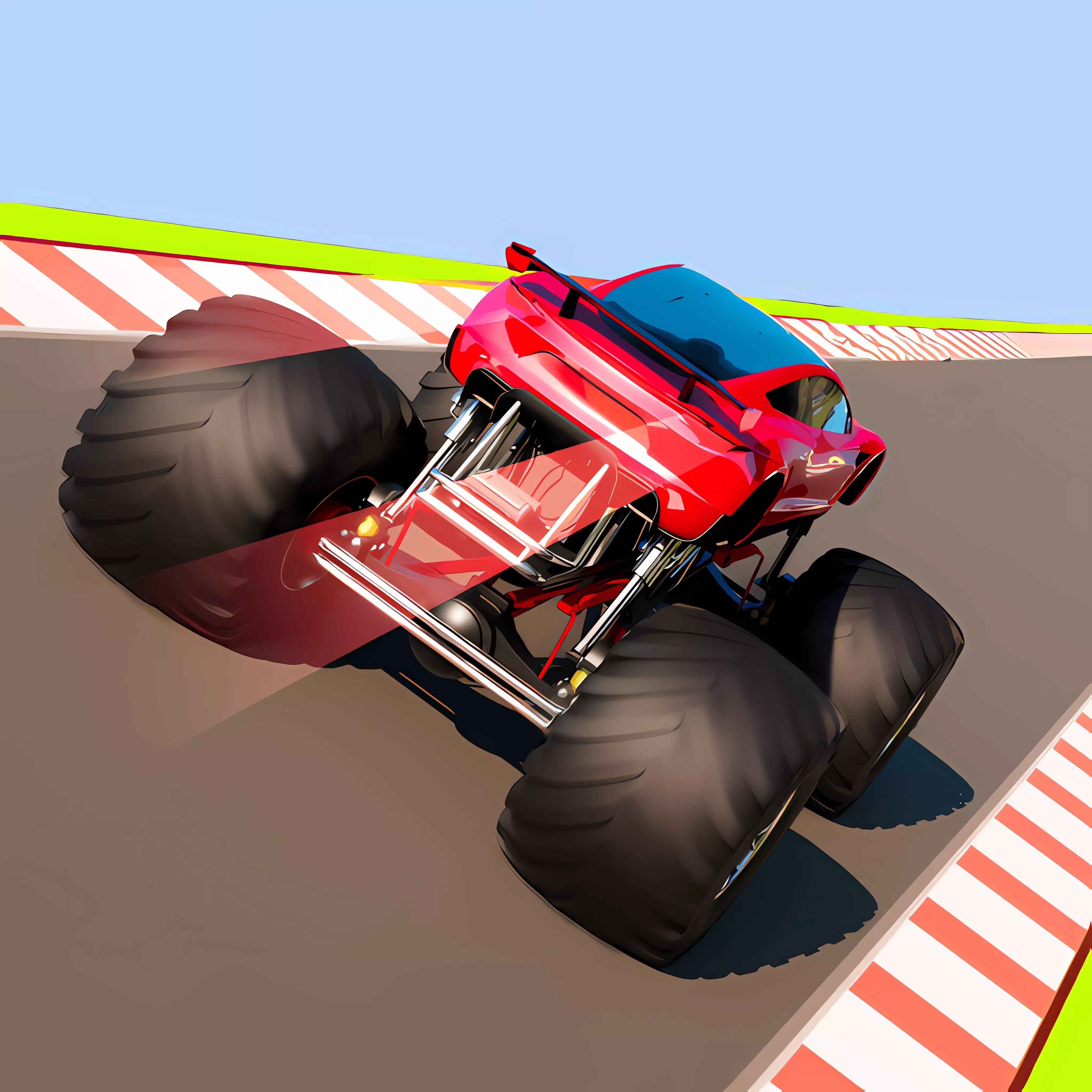 Monster Truck Sky Racing game play on Friv2Online